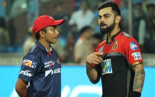 Prithvi Shaw and Virat Kohli