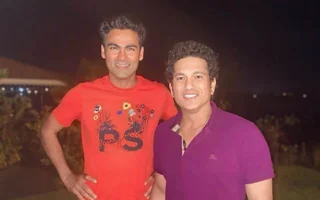 Sachin Tendulkar and Mohammed Kaif.