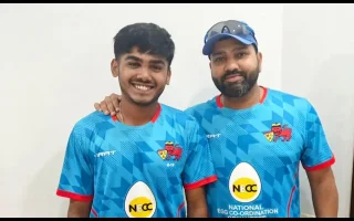 Ayush Mhatre and Rohit Sharma