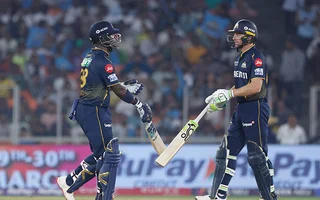 Jos Buttler and Sherfane Rutherford