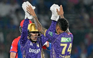 Sunil Narine Celebrating Wicket