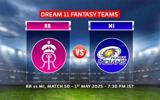RR vs MI Dream11 Prediction, Match 50