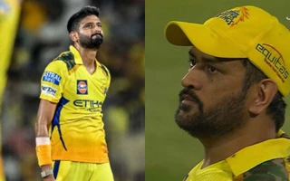 Khaleel Ahmed and MS Dhoni