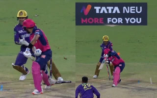 [WATCH] IPL 2025: Varun Chakravarthy's double blow derails Rajasthan Royals at Eden Gardens