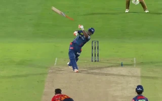 [WATCH] IPL 2025: Rishabh Pant loses bat grip and his wicket in a strange fashion