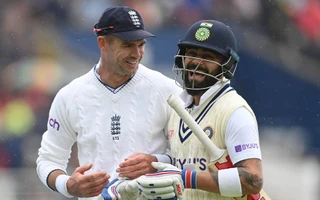Virat Kohli and James Anderson