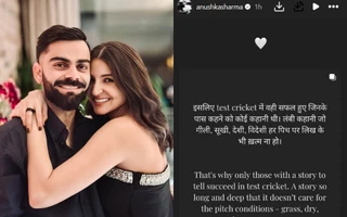 Anushka Sharma shares heartfelt story on Virat Kohli's successful Test career