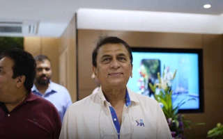 Sunil Gavaskar at BCCI HQ