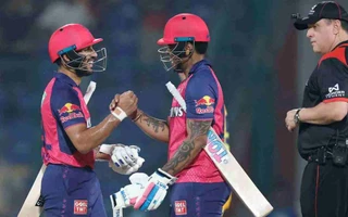 IPL 2025, Match 62: Dhruv Jurel and Shimron Hetmyer celebrating the win
