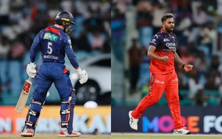 [WATCH] IPL 2025 - RCB debutant Nuwan Thusara cleans up Matthew Breetzke with Malinga-like delivery, video goes viral