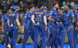 IPL 2025, Eliminator: MI's players celebrating a wicket