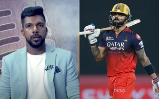 Varun Aaron and Virat Kohli