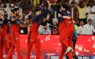 IPL 2025, Final: RCB's players celebrating