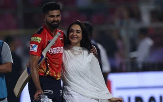 Shreyas Iyer and Preity Zinta