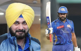 Navjot Singh Siddhu and Rohit Sharma