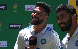 Mohammed Siraj and Jasprit Bumrah