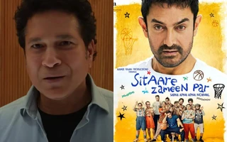 Sachin Tendulkar and Sitaare Zameen Par Poster