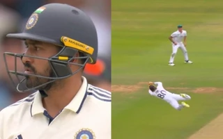 [WATCH] ENG vs IND 2025: Karun Nair departs for duck on Test return as Ollie Pope grabs stunner