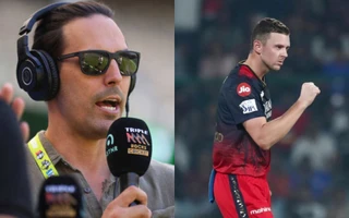 Mitchell Johnson and Josh Hazlewood