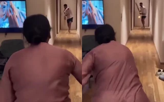 [WATCH] Shreyas Iyer's mother gets him 'clean bowled' in playful living room duel