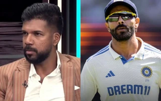 Varun Aaron and Ravindra Jadeja.