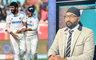 Monty Panesar and Jasprit Bumrah