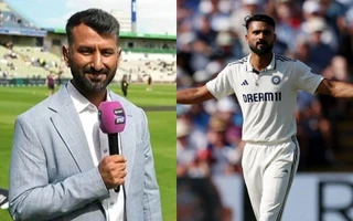 Cheteshwar Pujara and Akash Deep