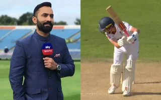 Dinesh Karthik and Ollie Pope