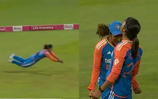[WATCH] ENG-W vs IND-W 2025: Radha Yadav pulls off screamer to dismiss Amy Jones in T20I thriller