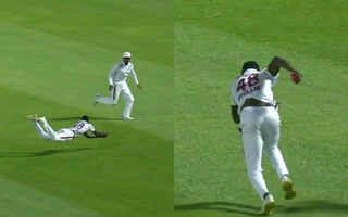 WI vs AUS 2025: Travis Head falls to sensational diving effort from Anderson Phillip