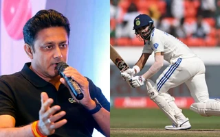 Anil Kumble and KL Rahul