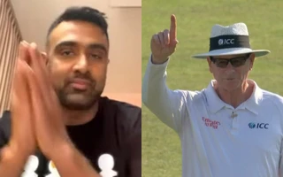 Ravi Ashwin and Paul Reiffel