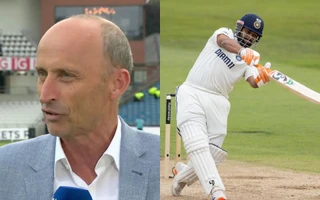 Nasser Hussain and Rishabh Pant