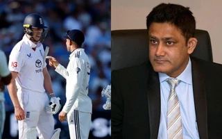 Anil Kumble and Shubman Gill