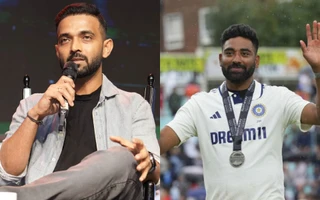 Ajinkya Rahane and Mohammed Siraj