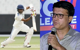 Abhimanyu Easwaran and Sourav Ganguly