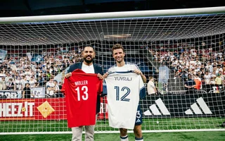 Yuvraj Singh and Thomas Müller exchange Jerseys as Whitecaps FC welcome Canada Super 60