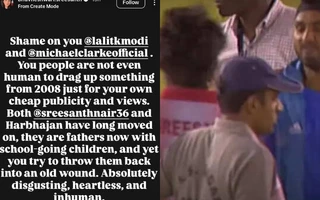 'You should be sued' - Sreesanth's wife lashes out at Lalit Modi, Clarke for releasing slapgate video