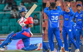 Aries Kollam Sailors and Kochi Blue Tigers during KCL