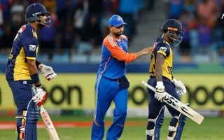Kuldeep Yadav and Pathum Nissanka