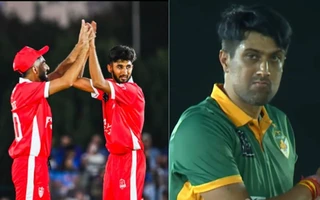Dallas Lonestars Cricket Club and Chicago Cricket Club during an NCL clash