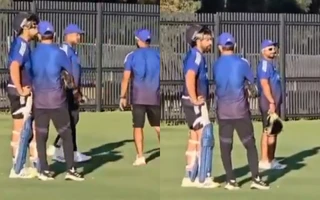 [WATCH] AUS vs IND 2025: Gautam Gambhir-Rohit Sharma involved in discussion during first practice session in Perth