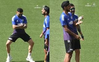 [WATCH] AUS vs IND 2025: Virat Kohli in jovial mood during India's second practice session in Perth
