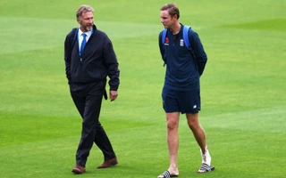 Chris Broad and Stuart Broad