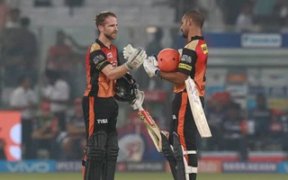 Kane Williamson [L] and Shikhar Dhawan [R]