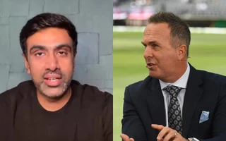 Ravichandran Ashwin and Michael Vaughan