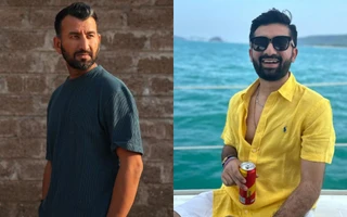 Cheteshwar Pujara and Jeet Pabari