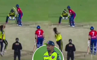 Abu Dhabi T10: Tim David hilariously mimics Sunil Narine's bowling action as West Indian looks on