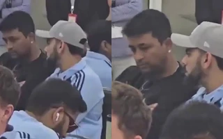 Pragyan Ojha and Virat Kohli