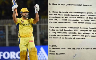 ‘Seven pheras for Thala’ - CSK fan’s hilarious wedding contract goes viral